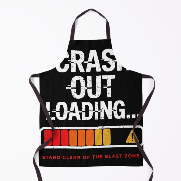 Item preview, Crash Out Loading Warning Vintage Tee designed and sold by EthosWear.