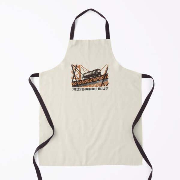 Item preview, Queensboro Bridge Trolley Vintage NYC Transit Graphic designed and sold by KiwiRider.
