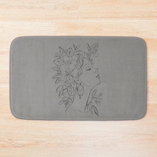 Item preview, Woman With Flowers and Butterfly designed and sold by ArtMailsonCello.