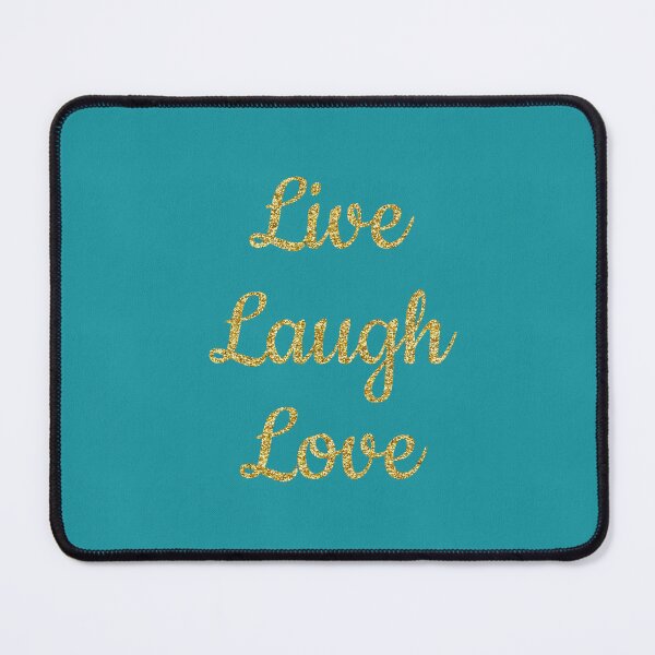 Item preview, Live laugh love blue designed and sold by Ana Gorozpe.