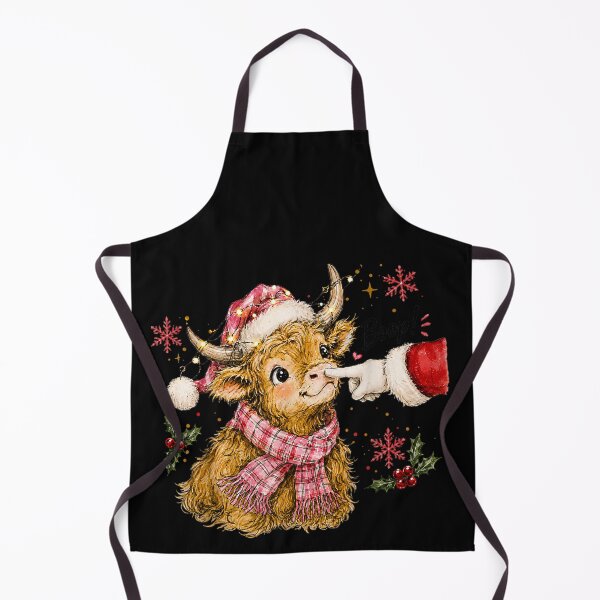Item preview, Boop Christmas Highland Cow Santa Hat Cute Cow designed and sold by Phil Ben.