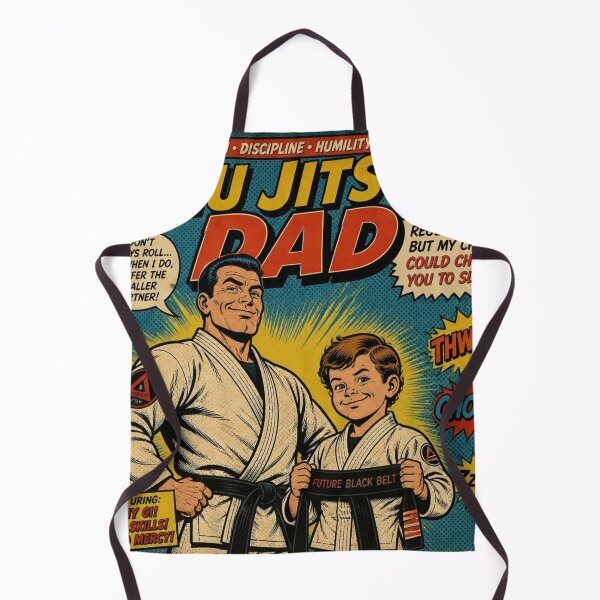 Item preview, Retro Comic Jiu Jitsu Dad Child Could Choke You BJJ designed and sold by Martial-Art-23.