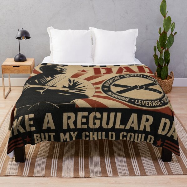 Item preview, Propaganda War Poster Style Jiu Jitsu Dad BJJ designed and sold by Martial-Art-23.
