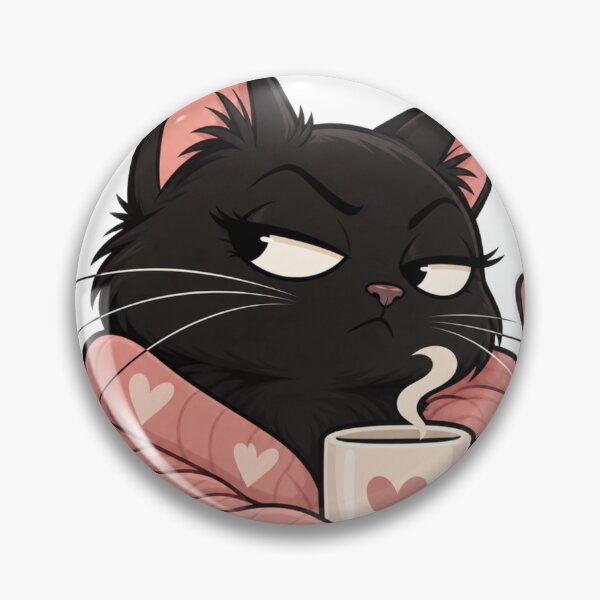 Item preview, Quiet Please I’m Avoiding Everyone – Funny Introvert Black Cat designed and sold by InspireHerTribe.