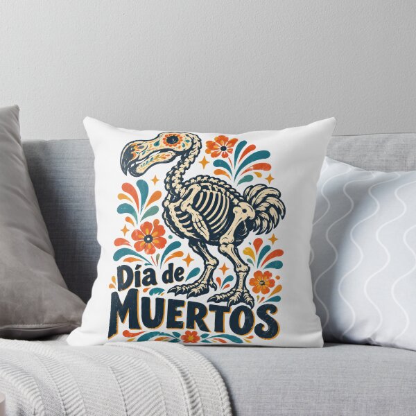 Item preview, Dia de Muertos Floral Skeleton Dodo Bird designed and sold by MagicTheDog.