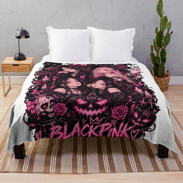 Item preview, Pink Halloween K-Pop Witch Girls – Gothic Anime Spooky Night designed and sold by storeAC.