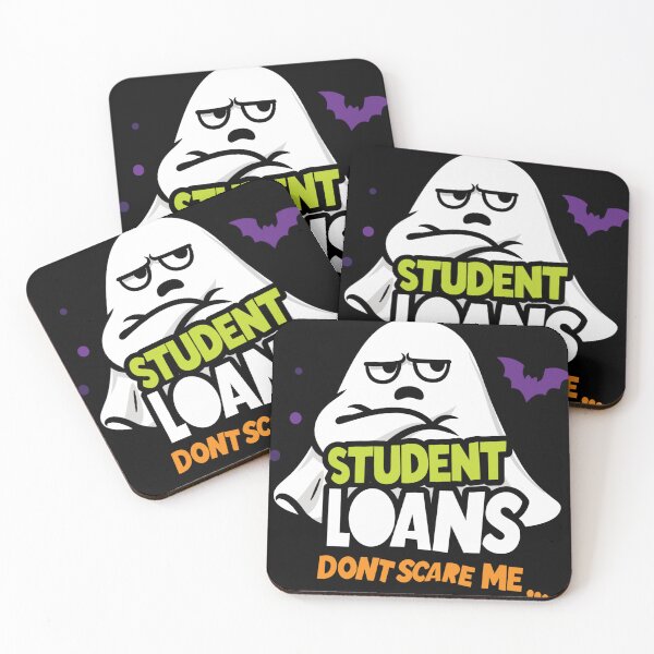 Item preview, Funny Ghost Student Loans Scarier Than Monsters Halloween designed and sold by CERO9.