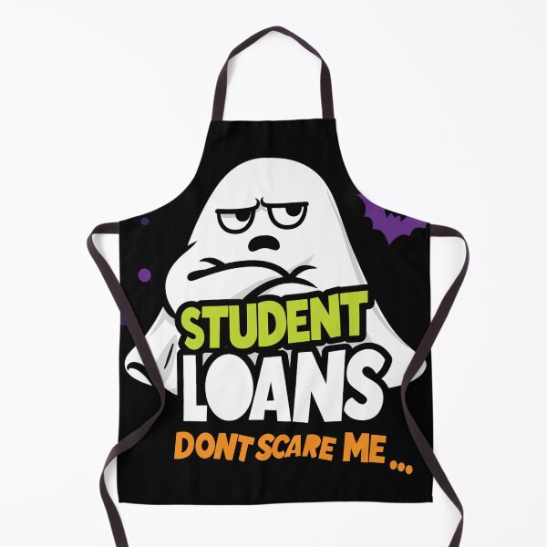 Item preview, Funny Ghost Student Loans Scarier Than Monsters Halloween designed and sold by CERO9.