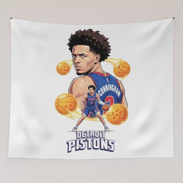 Item preview, Cade Cunningham Detroit Basketball Anime Power Art designed and sold by BlasiseDS.
