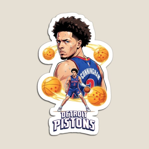 Item preview, Cade Cunningham Detroit Basketball Anime Power Art designed and sold by BlasiseDS.