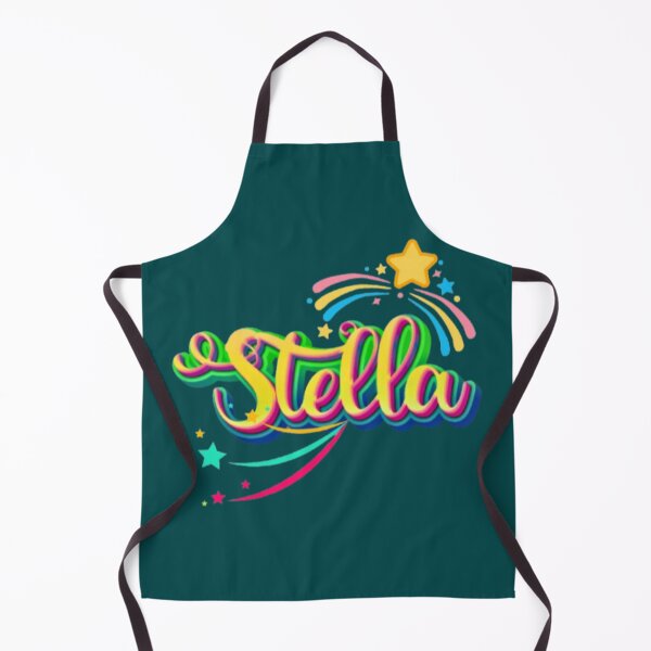 Item preview, Stella Italian Word For Star Rainbow Shooting Stars Typography Art designed and sold by Miheerala.