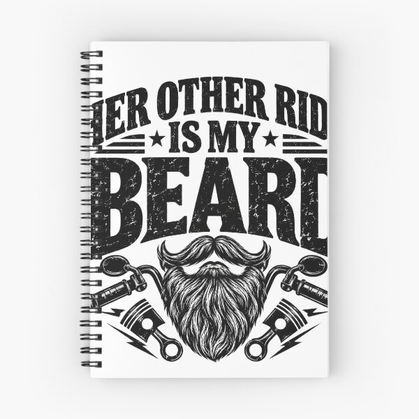 Item preview, Her Other Ride Is My Beard Biker Motorcycle Design designed and sold by VGAfanatic.