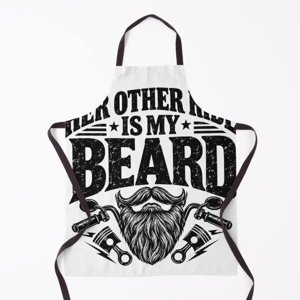 Item preview, Her Other Ride Is My Beard Biker Motorcycle Design designed and sold by VGAfanatic.