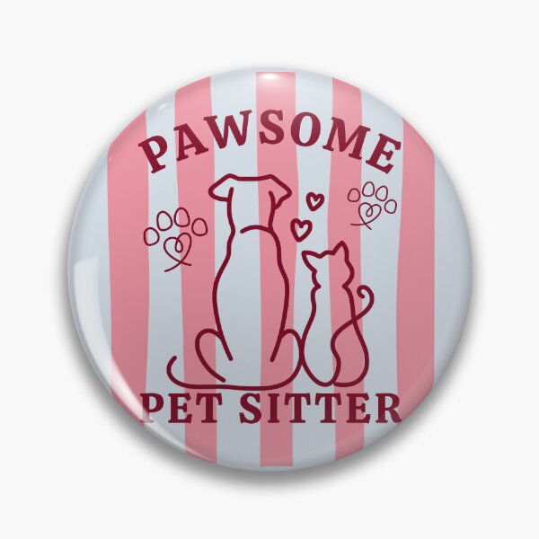 Item preview, Pawsome Pet Sitter, Cat dog Nanny, Gift for Pet Sitter, Love Animals designed and sold by Forevermore.