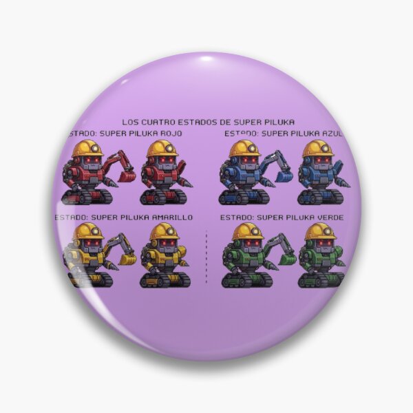 Item preview, The four states of Super Piluka designed and sold by pilukarts.