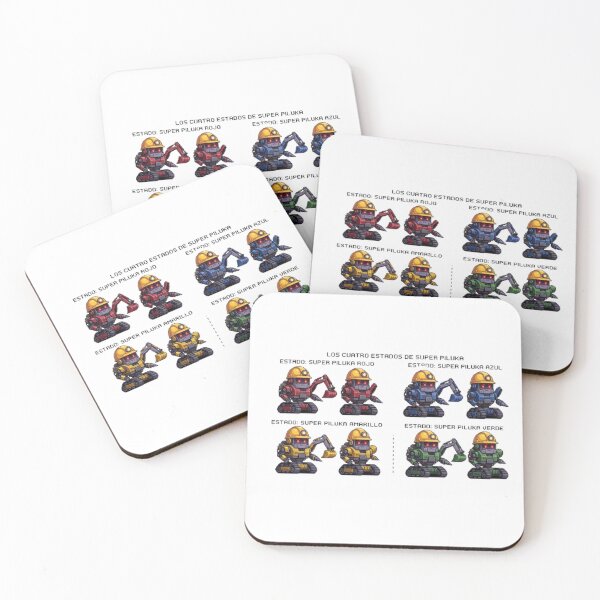 Item preview, The four states of Super Piluka designed and sold by pilukarts.