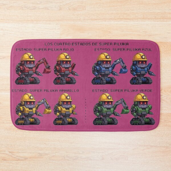 Item preview, The four states of Super Piluka designed and sold by pilukarts.
