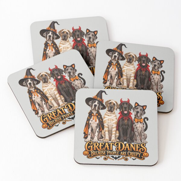 Item preview, Great Danes Because People Are Creepy Spooky Costume designed and sold by AmiGraph.