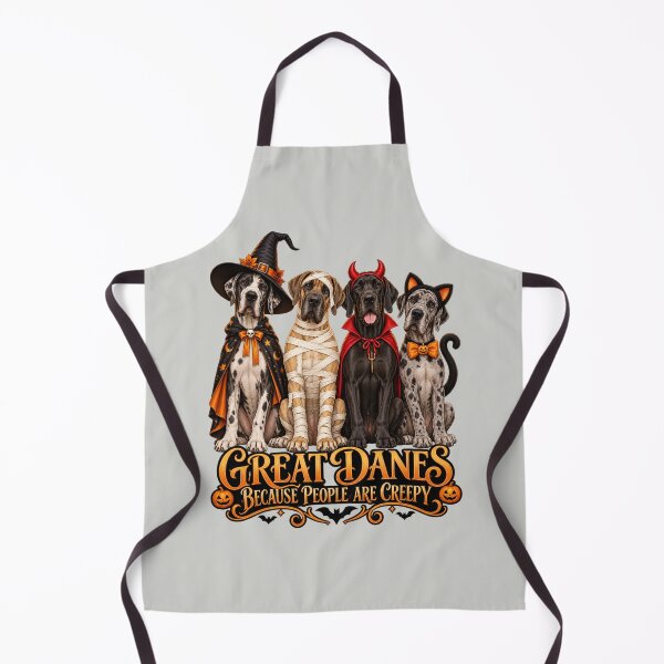 Item preview, Great Danes Because People Are Creepy Spooky Costume designed and sold by AmiGraph.