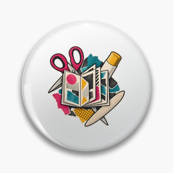 Item preview, DIY Zine Maker Tool Emblem designed and sold by Philippa Shop.