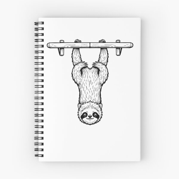Item preview, Sloth in Pilates Hundred Tattoo Flash Design designed and sold by Qubivibe.