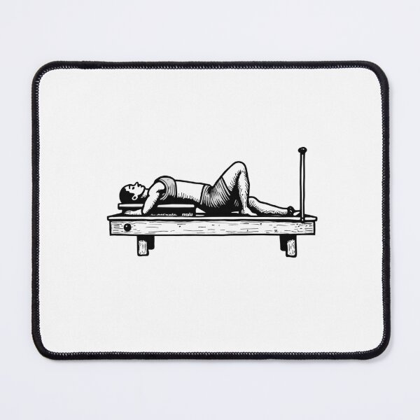 Item preview, Reformer Pilates Side Plank Tattoo Flash designed and sold by Qubivibe.