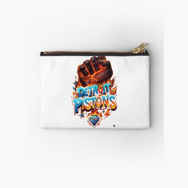 Item preview, Fiery Magma Fist Detroit Basketball Sports Art designed and sold by BlasiseDS.