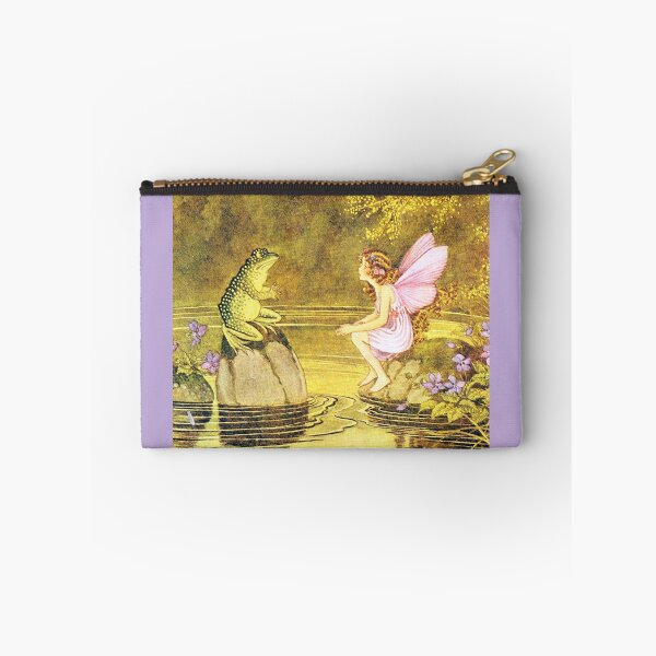 Item preview, Frog and Fairy Talking -Ida Rentoul Outhwaite designed and sold by forgottenbeauty.