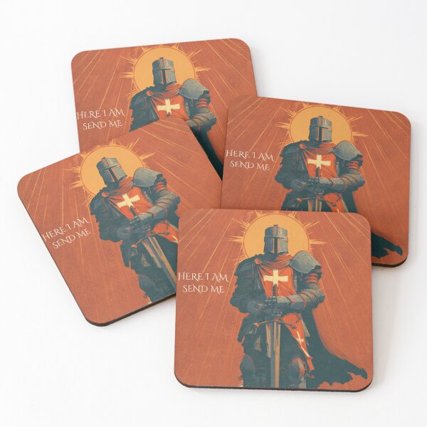 Item preview, Here I Am Send Me Christian Knight Faith Mission designed and sold by D-Oles-Mercher.