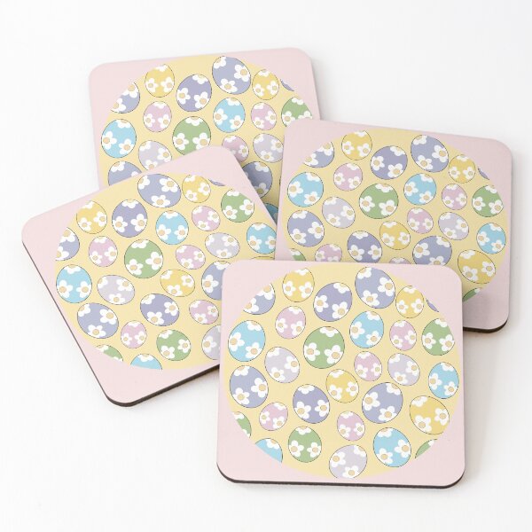 Item preview, Pastel Eggs with Floral Pattern - Easter Aesthetic  designed and sold by Dusk Daisy Art.