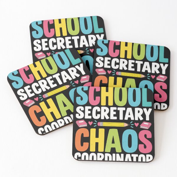 Item preview, School Secretary Chaos Coordinator – Colorful Funny Office Staff Design designed and sold by ABteech.