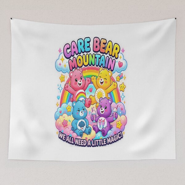 Item preview, Care Bears Mountain – We All Need a Little Magic Rainbow Bear Adventure designed and sold by CatLovers Studio.