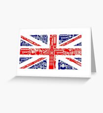 Landmark and Flag A Greeting Card
