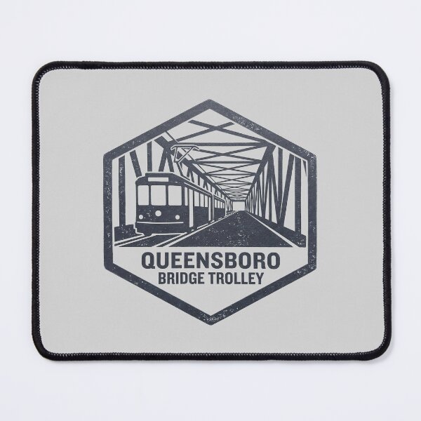 Item preview, Queensboro Bridge Trolley Vintage NYC Transit Badge Graphic designed and sold by KiwiRider.
