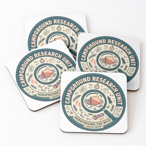 Item preview, Funny Campground Research Unit Vintage Science Camping Outdoor  designed and sold by mood-draftsman.