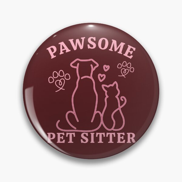 Item preview, Pawsome Pet Sitter, Cat dog Nanny, Gift for Pet Sitter, Love Animals designed and sold by Forevermore.