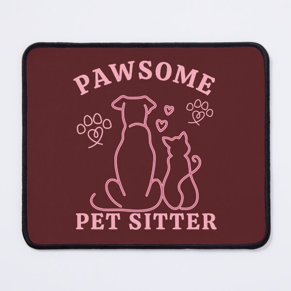 Item preview, Pawsome Pet Sitter, Cat dog Nanny, Gift for Pet Sitter, Love Animals designed and sold by Forevermore.