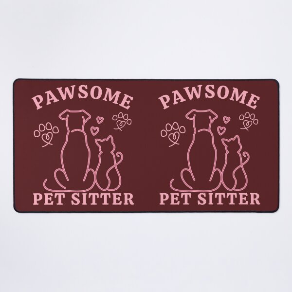 Item preview, Pawsome Pet Sitter, Cat dog Nanny, Gift for Pet Sitter, Love Animals designed and sold by Forevermore.