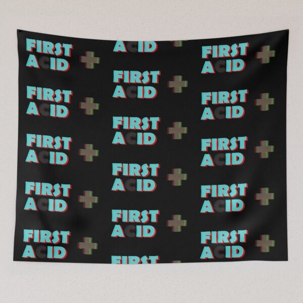 Item preview, First Acid Funny Rave Typography Glitch Cross designed and sold by Edwere.