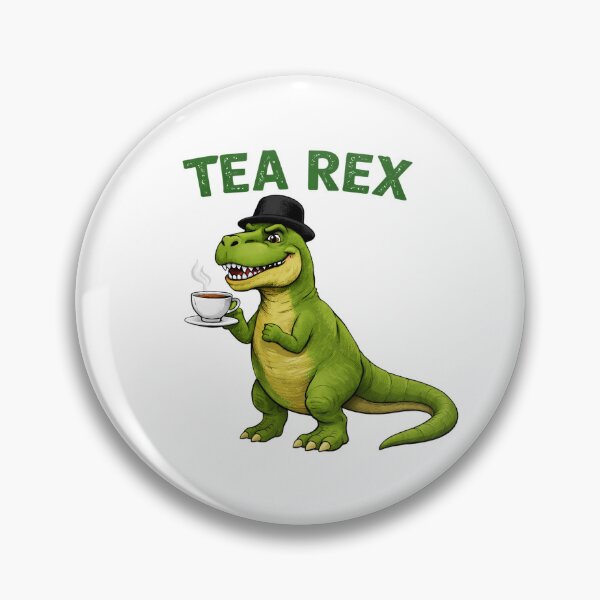 Item preview, Tea Rex Funny Dinosaur Tea Lover Pun Design. designed and sold by The-T-In-Retro.