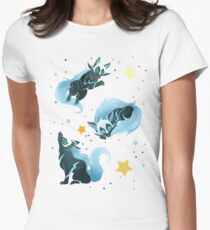 Cosmic Wolf Women's Fitted T-Shirt
