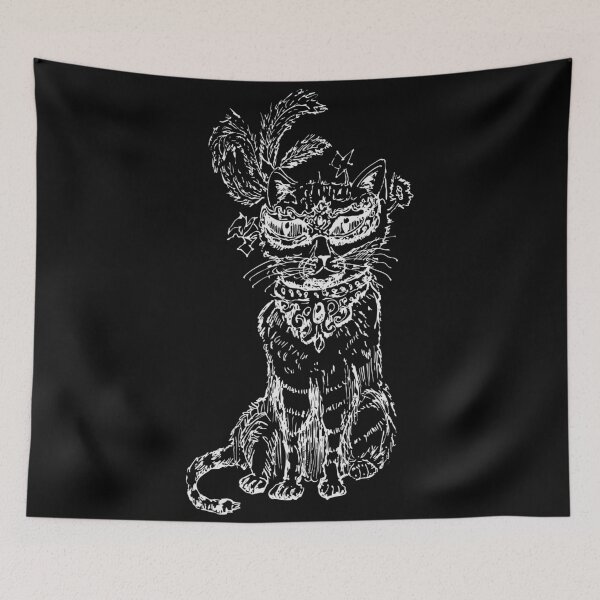 Item preview, Halloween Masquerade Cat designed and sold by JoseloRochaArt.