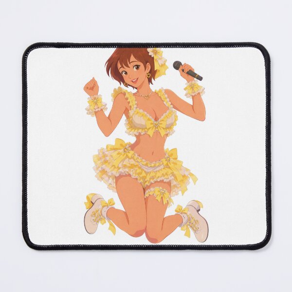 Item preview, Cute Anime Idol Girl Yellow Frilly Outfit - Retro 90s Style designed and sold by Hollow Moon Studios..