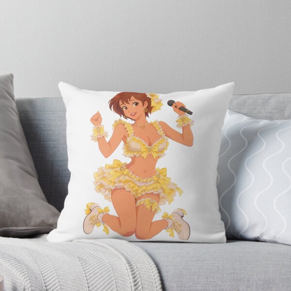 Item preview, Cute Anime Idol Girl Yellow Frilly Outfit - Retro 90s Style designed and sold by  Hollow Moon Studios..