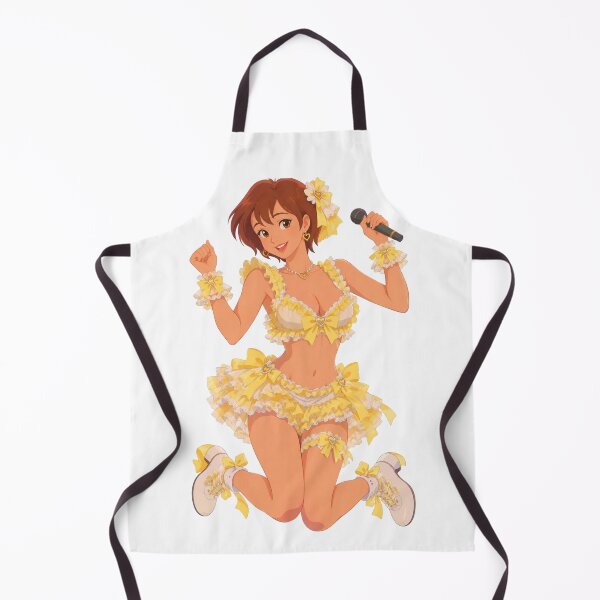 Item preview, Cute Anime Idol Girl Yellow Frilly Outfit - Retro 90s Style designed and sold by  Hollow Moon Studios..