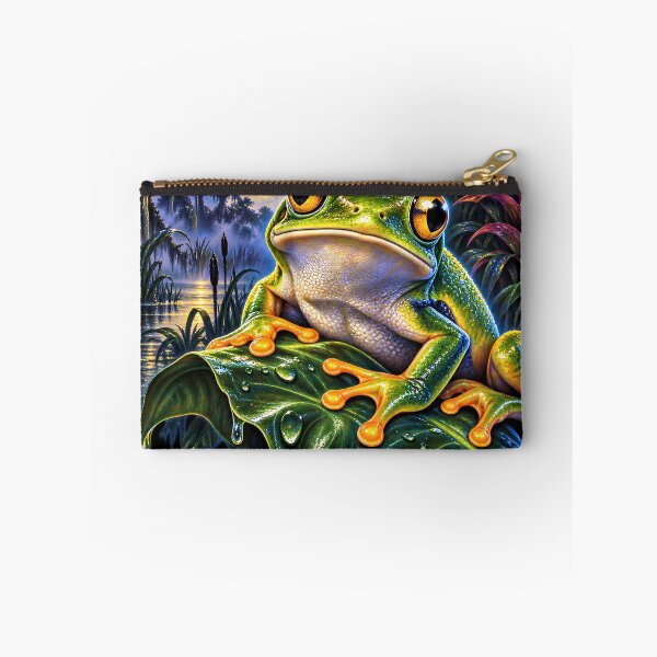 Item preview, Moonlit Frog Fantasy – Magical Nature Art designed and sold by RkskArt.