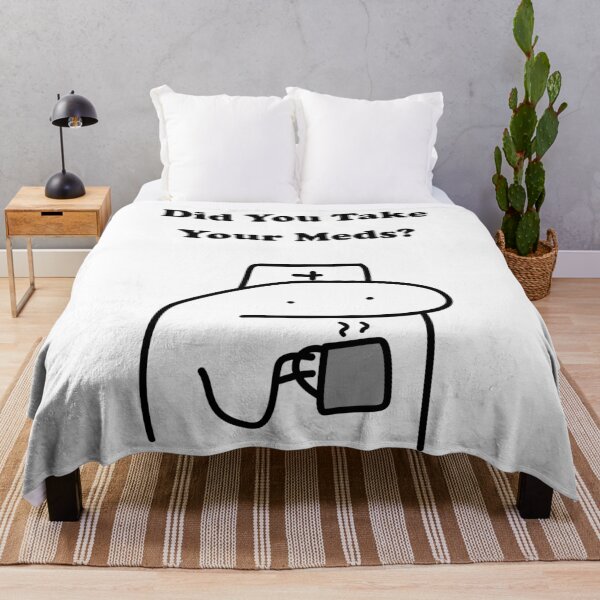 Item preview, Did You Take Your Meds Funny Nurse Flork Meme designed and sold by darkskinbender.