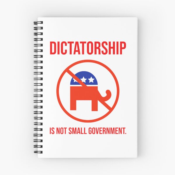 Item preview, Dictatorship is not small government.  designed and sold by Rachel the Artist .