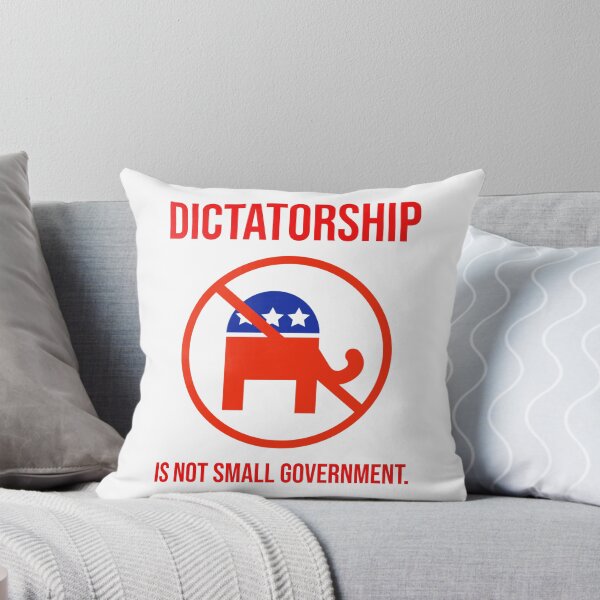 Item preview, Dictatorship is not small government.  designed and sold by Rachel the Artist .