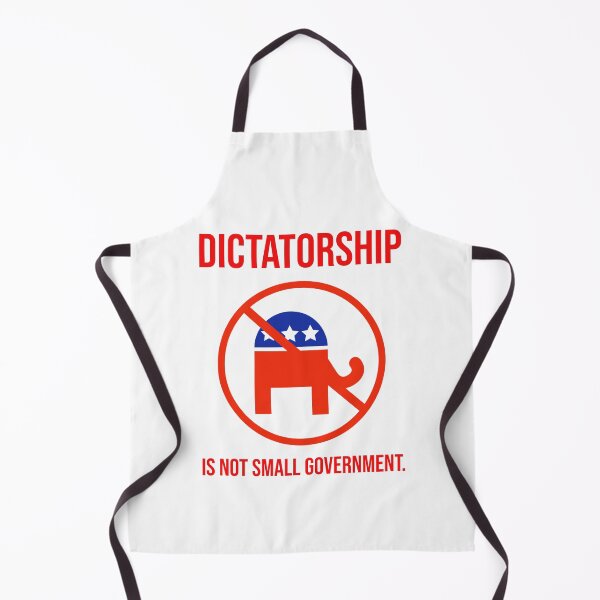 Item preview, Dictatorship is not small government.  designed and sold by Rachel the Artist .